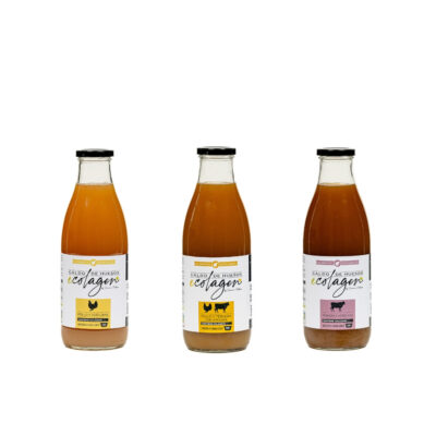 Pack con las 3 variedades del Caldo de Huesos Ecológico