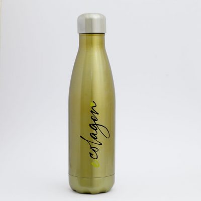 Botella térmica Ecolagen color dorado metalizado