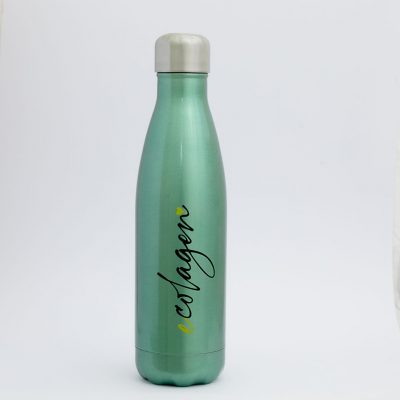 Botella térmica Ecolagen color verde metalizado