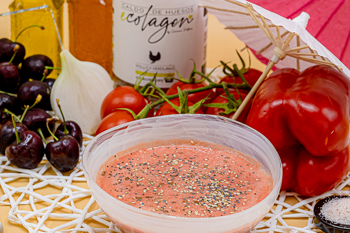 gazpacho de cerezas